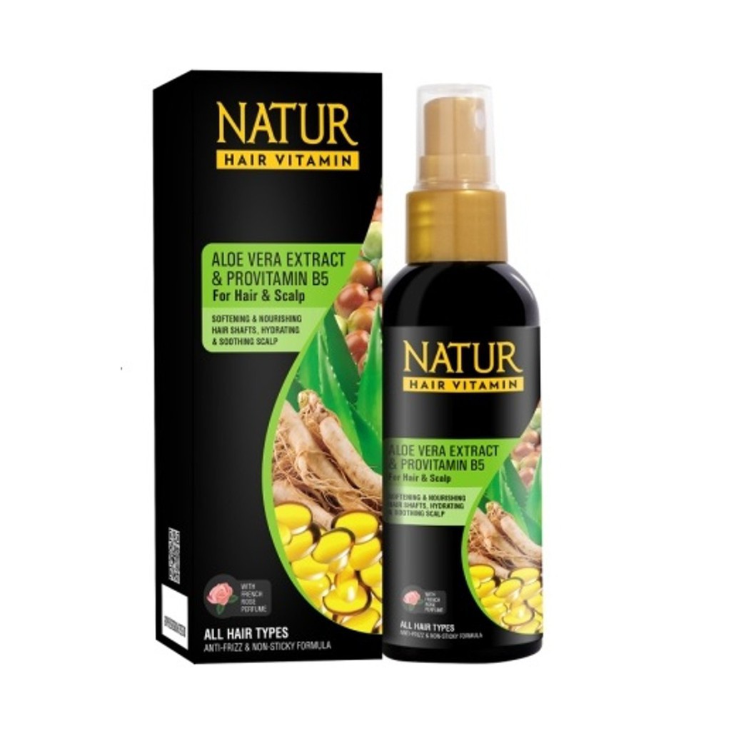 Natur Hair Vitamin Aloe Vera Extract &amp; Provitamin B5 80ml