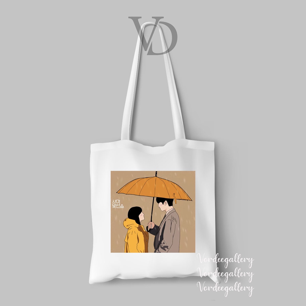 tote bag kanvas a business proposal webtoon / tote bag korea drama ahn yeon seop