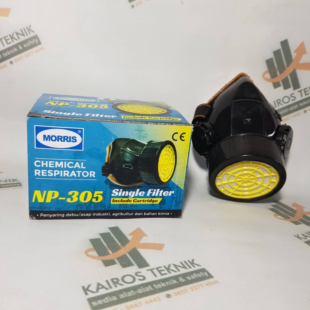 Masker Obat single MORRIS NP305 Respirator Original / Respirator murah / Respirator Original