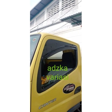 Talang air mobil truck engkel Mitsubishi canter model kupu kupu