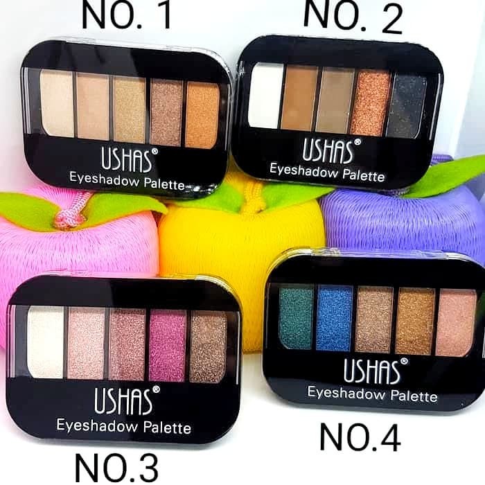 USHAS EYESHADOW MINI PALLETE 5 COLOR BPOM