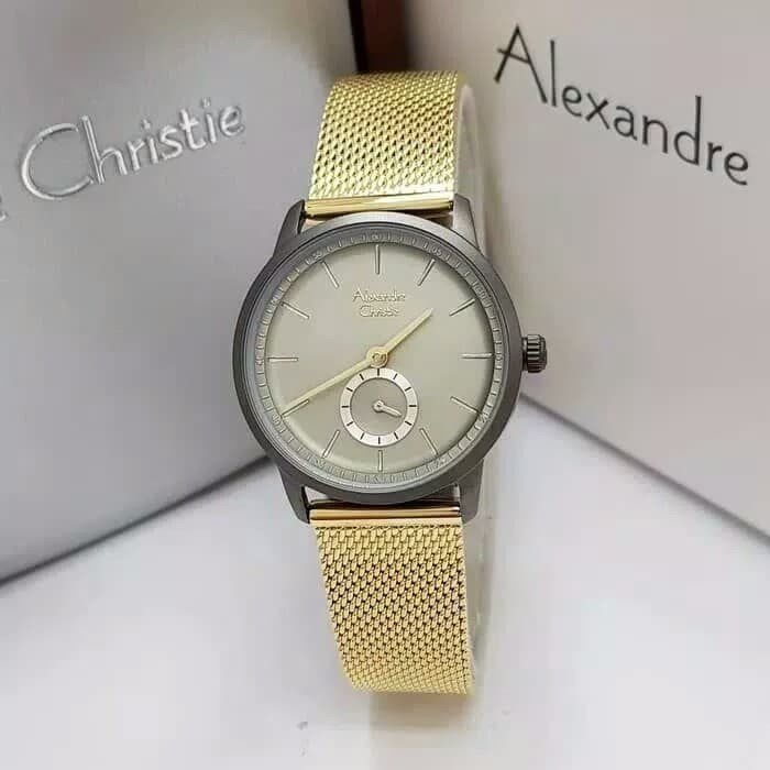 JAM TANGAN WANITA ALEXANDRE CHRISTIE AC 6498 RANTAI PASIR ORIGINAL GARANSI RESMI 1 TAHUN