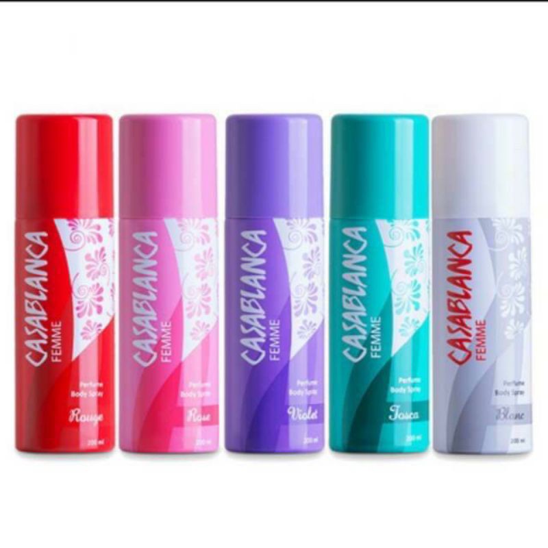 Casablanca HOMME Perfume Body Spray 200 ML ~ Casablanca Kaleng Original 100%