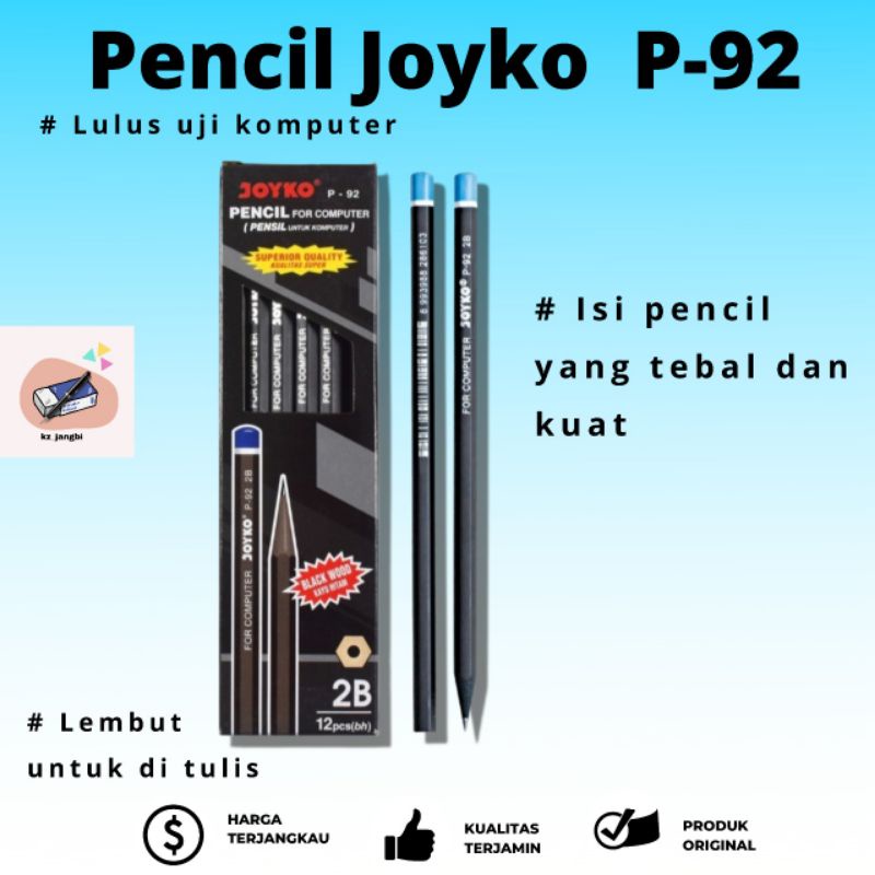

Pencil Pensil Joyko P-92 2B