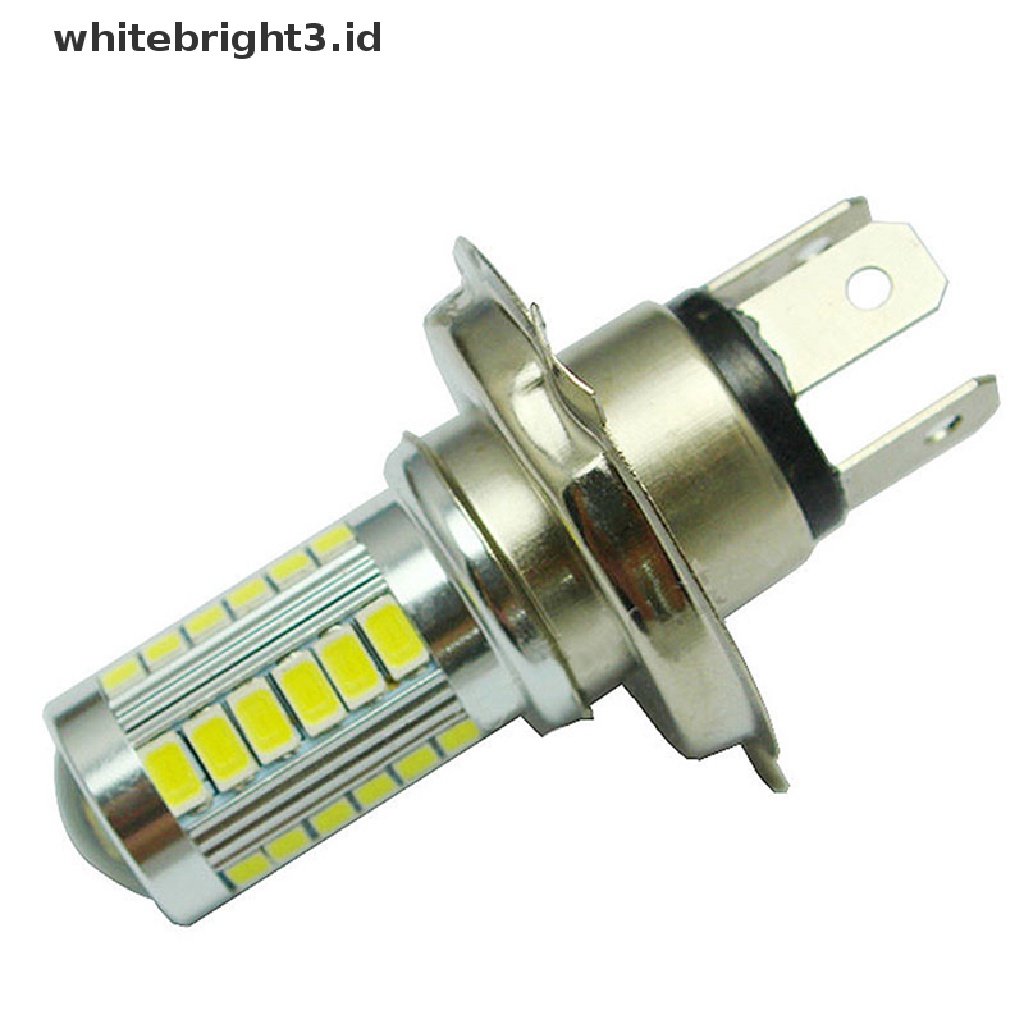 (whitebright3.id) Bohlam LED H4 33 SMD 5630 5730 Untuk Lampu Depan Mobil