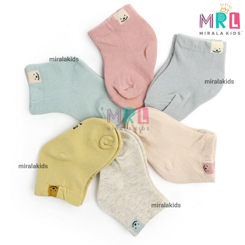 Kaos Kaki Bayi seri Polos dan Motif Karakter Lucu - Kaos Kaki Anak