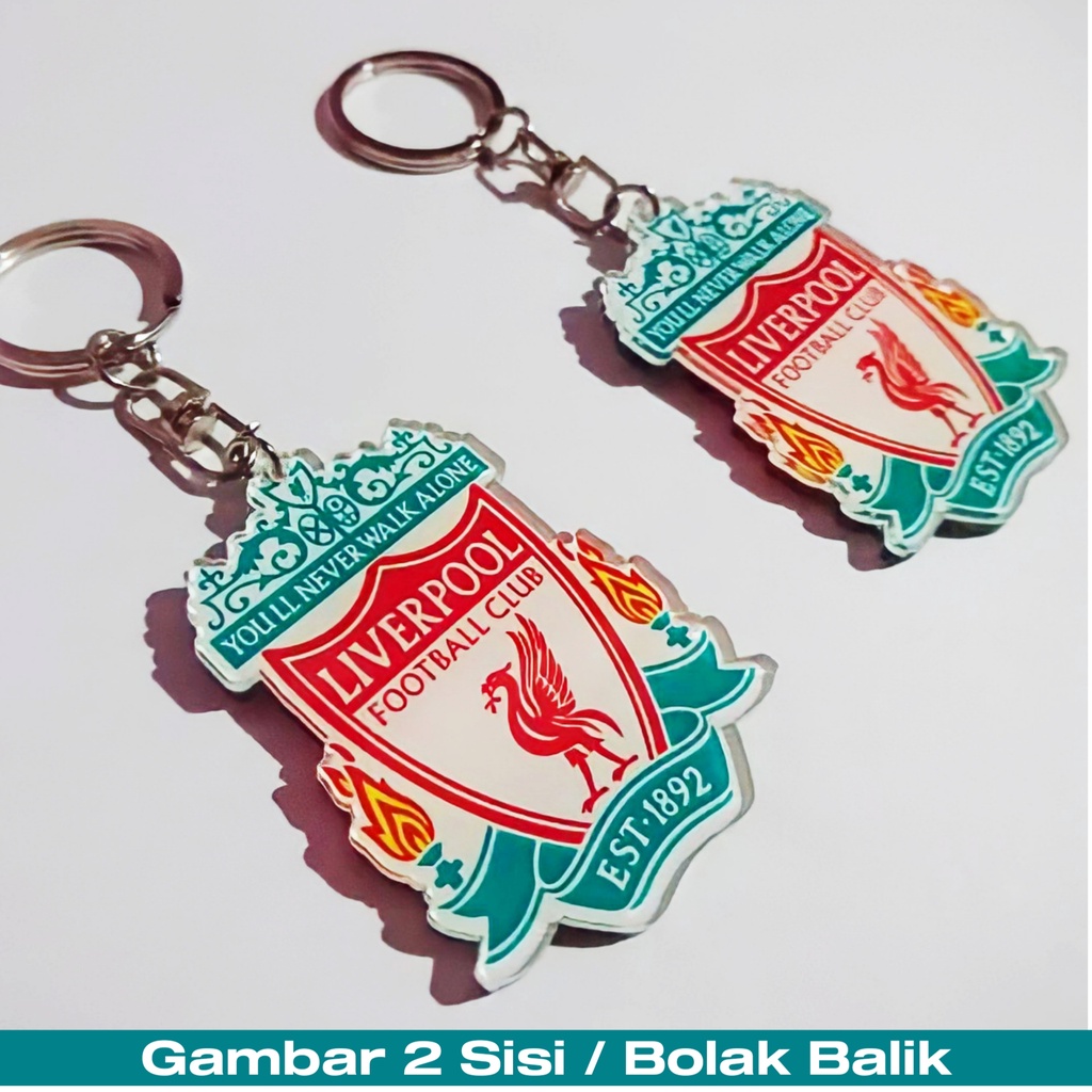 Gantungan Kunci Liverpool Souvenir Merchandise Keychain Liverpool