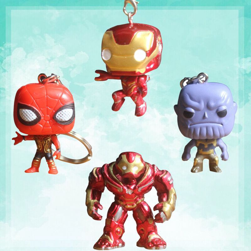 funko pop iron man keychain