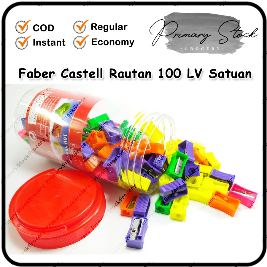 

Faber Castell Sharpener Orotan Small 100 LV Serutan Rautan Berkualitas 100lv