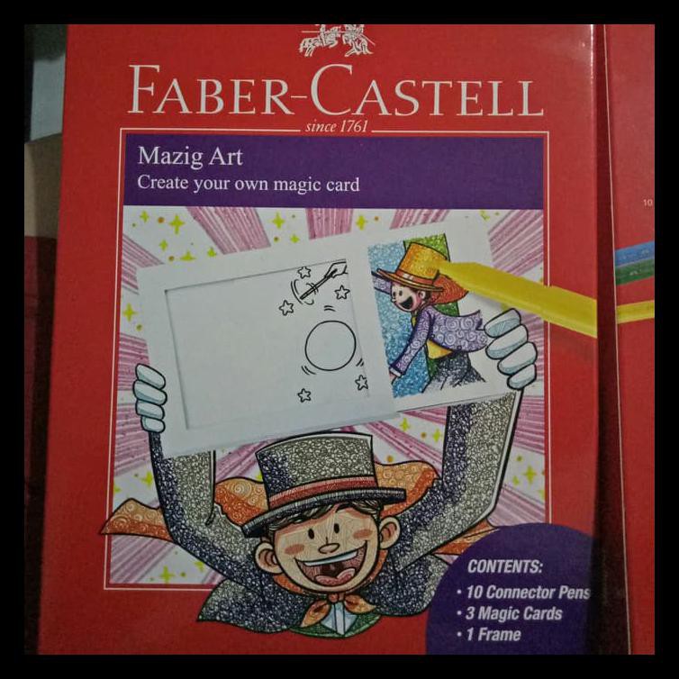 

Mazig Art Faber Castell 10 Connector Pens 3 Magic Cards 1Frame Terjamin