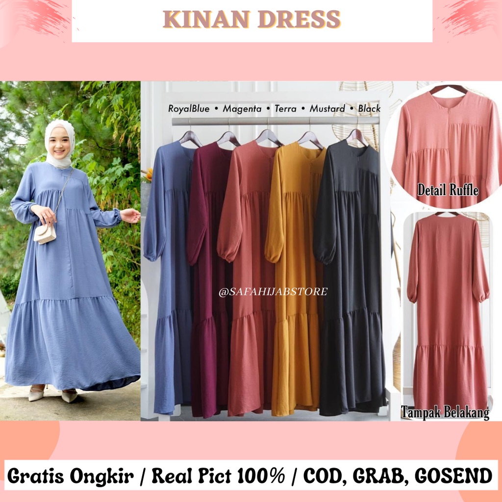 KINAN DRESS / DRESS KONDANGAN / DRESS SIMPLE / BUSUI