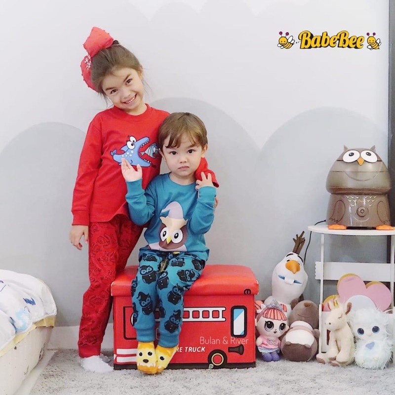 Setelan piyama babebee baju tidur anak