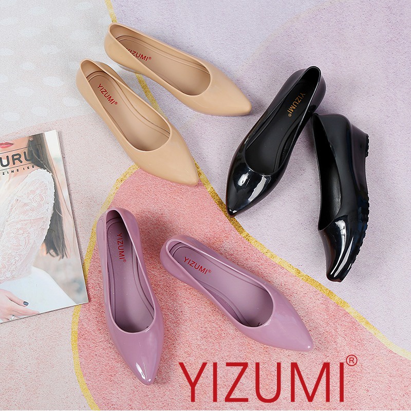 Sepatu Jelly Wanita Wedges | Sepatu Kerja Wanita Yizumi l L5005