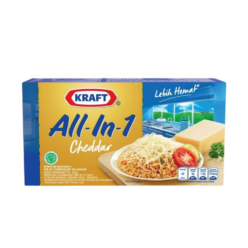 Kraft Keju All in 1 Cheddar 150 gr