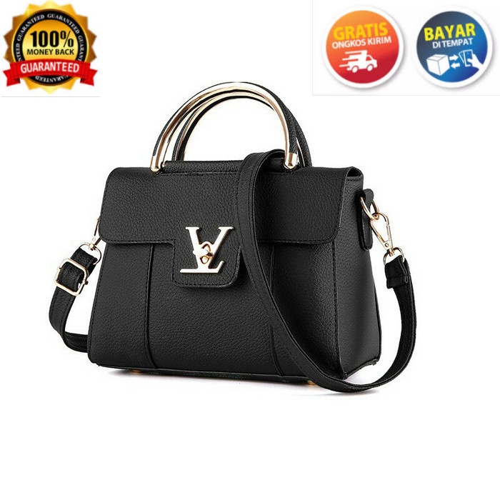 COD TAS SELEMPANG WANITA LV KUNCI PUTAR MOTIF JERUK ANEKA WARNA TALI PANJANG TOTE SLEMPANG PAKET HEM