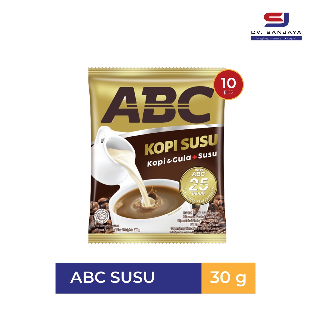 

Kopi abc susu renteng 10 x25 gr | Kopi susu | Kopi hitam