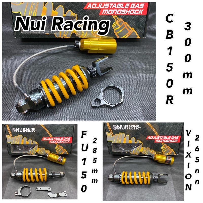 Shock Delkevi NUI Racing Satria Fu 150 Vixion CB150 Nui Racing Titan Series Tabung Pisah Double Dump
