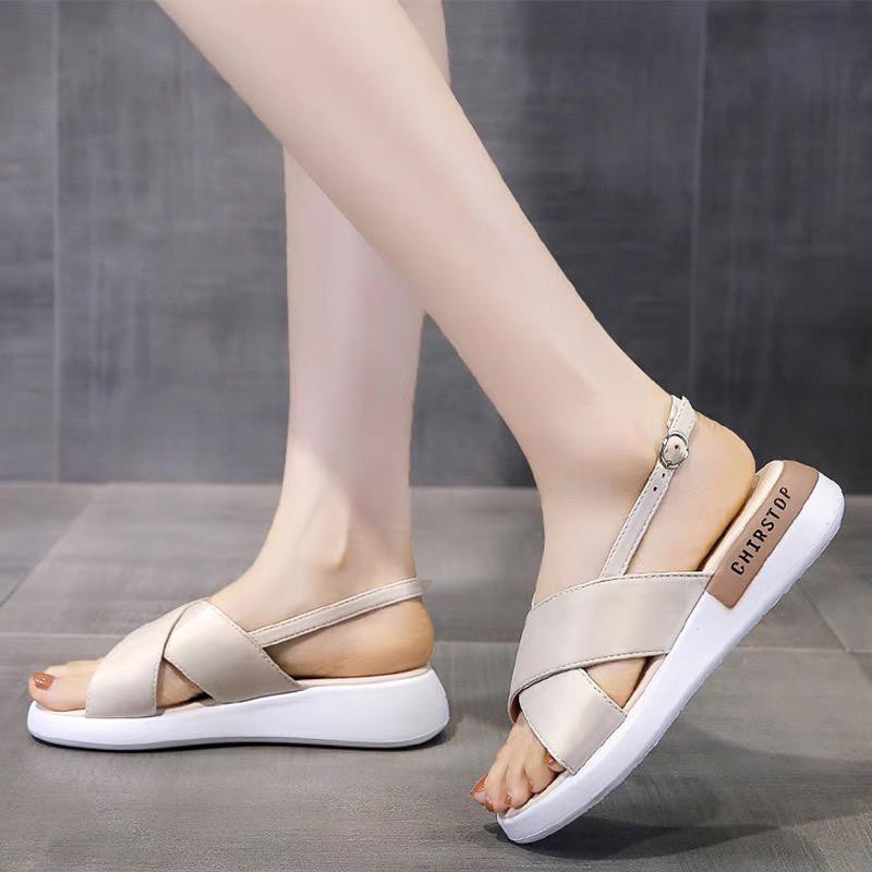 Free Box Sandal NS2153 Sandal Kasual Wanita Import Terlaris dan terpopuler Sepatu Wanita