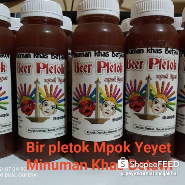 

BIR PLETOK @ 250 ml paket 12 botol