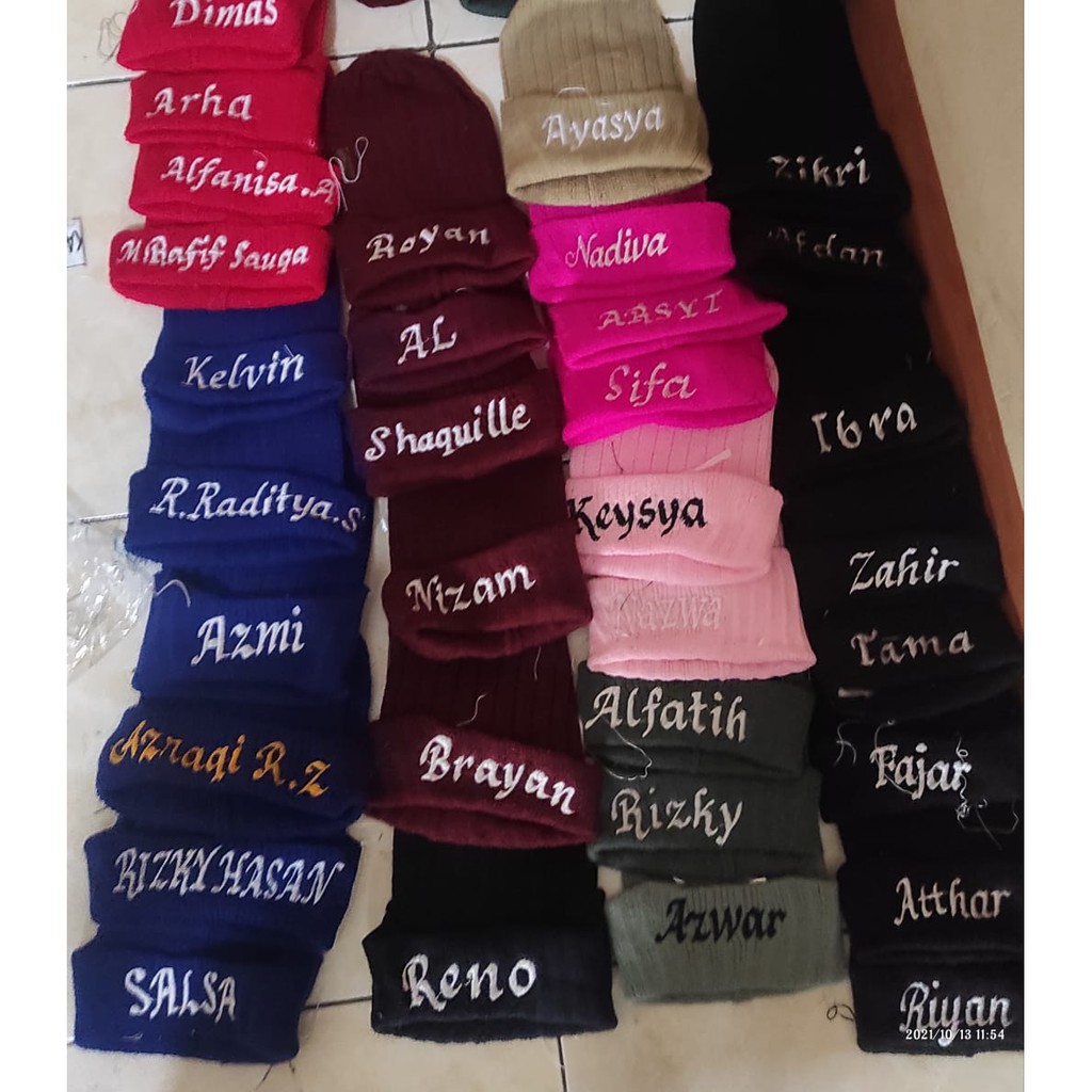 KUPLUK SALUR BAYI FREE REQUEST BORDIR NAMA