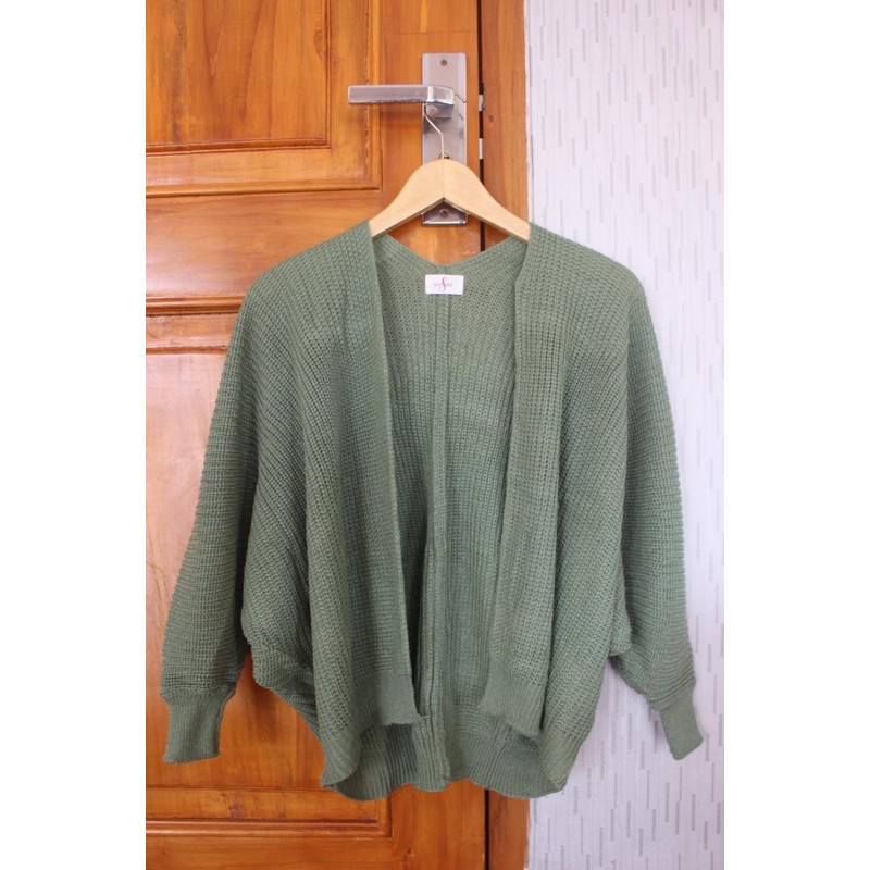[RAJUT] Cardigan Rajut BATWING tebal-2
