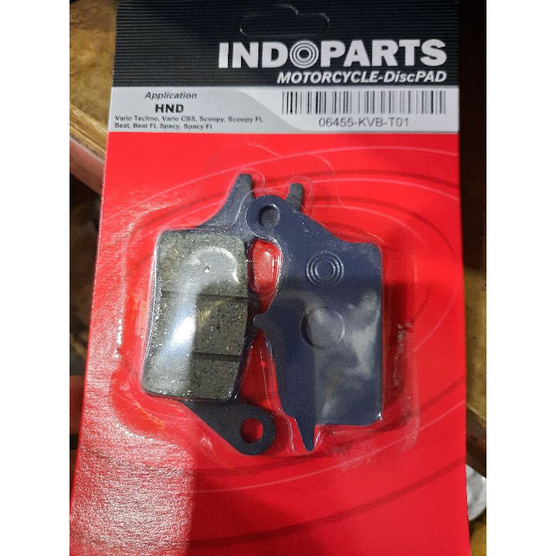 INDOPARTS dispad beat fi, vario 110, vario 125, scoopy, spacy. kampas rem depan