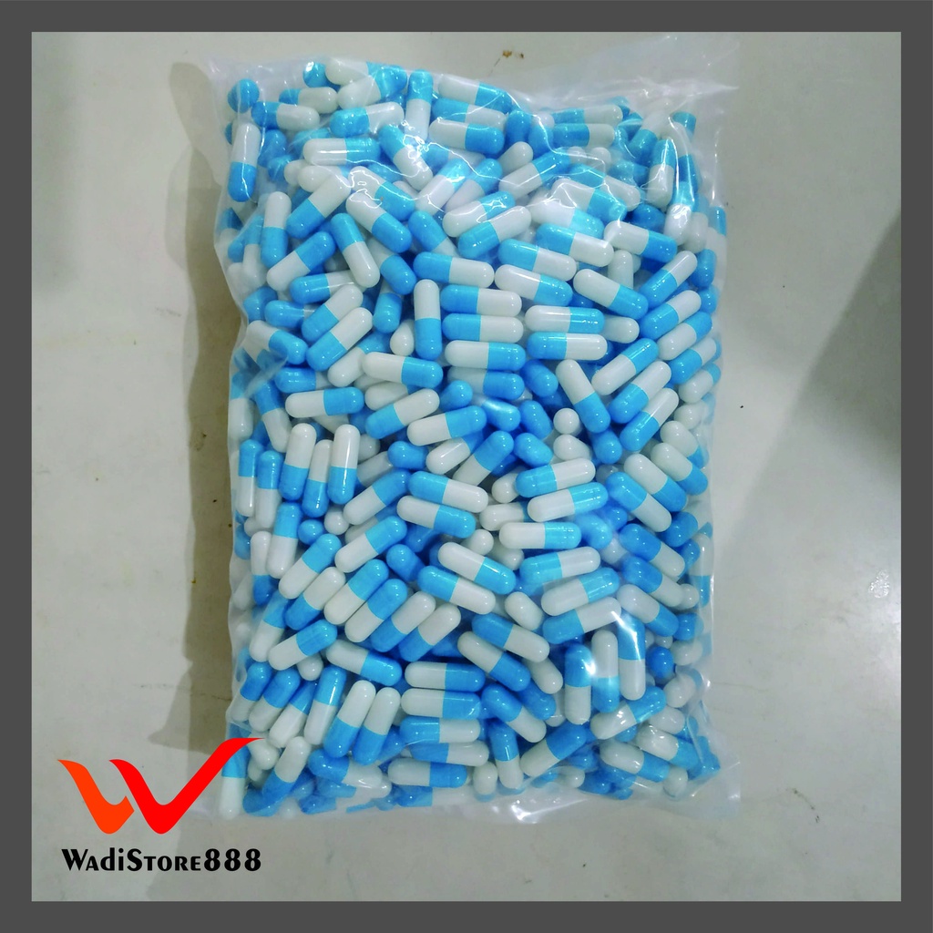 Cangkang Kapsul Ukuran No 000 00 0 1 2 3 Warna Hijau Kosong Nomor - Halal - capsul - Serbuk