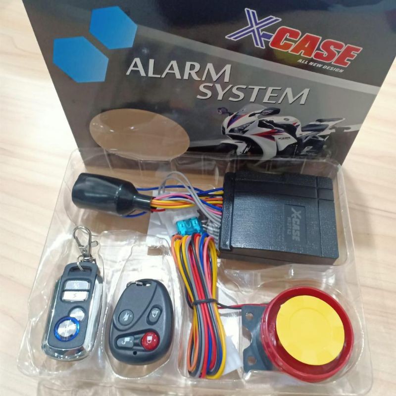Alarm remot motor kunci pengaman motor