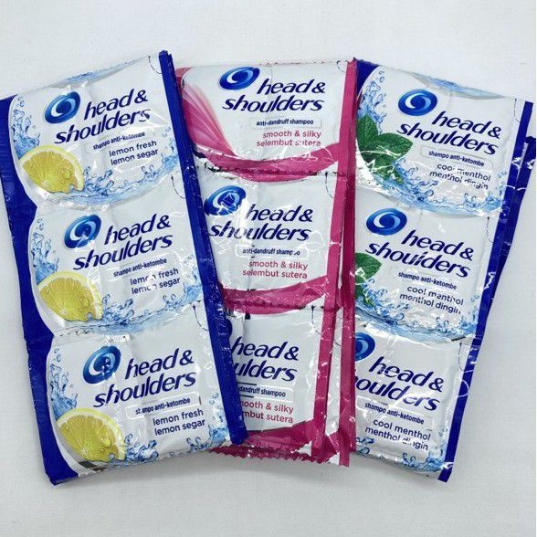 Jual Head & Shoulders Shampo Sachet (1 Renceng = 12pc) Indonesia