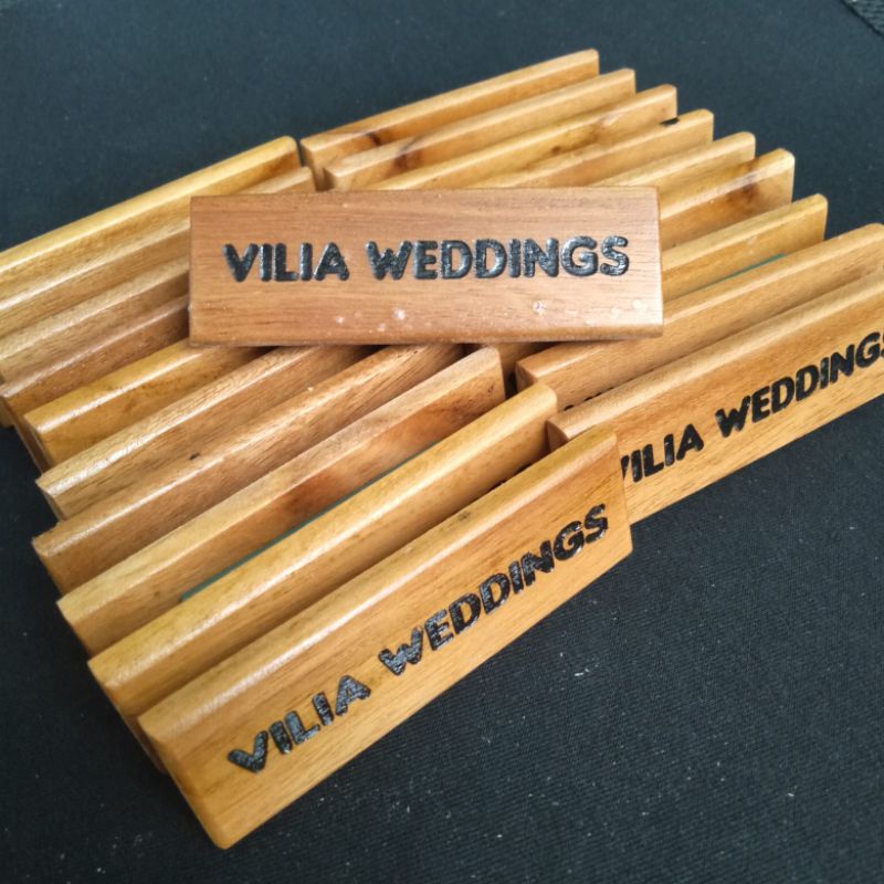 

Name Tag Kayu Jati