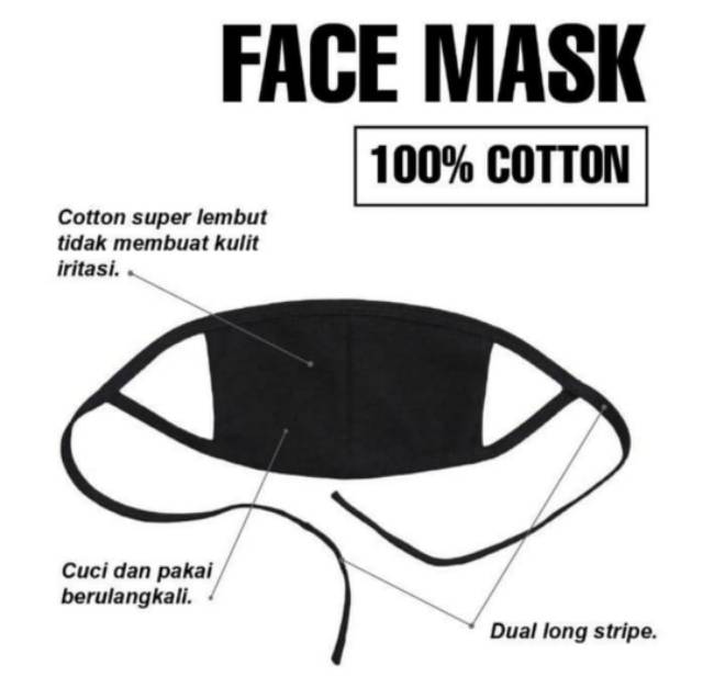 masker kain anti virus / face mask cotton / skrineer mask cotton