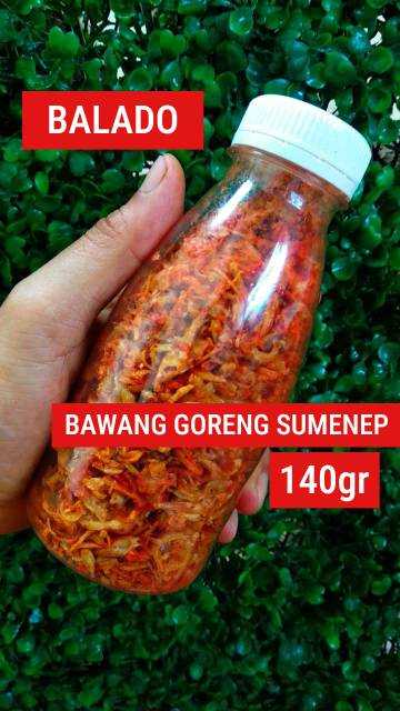 

Bawang Goreng Rasa Pedas , BBQ , Original , Balado Asli Sumenep Murni Tanpa Campuran 140gr