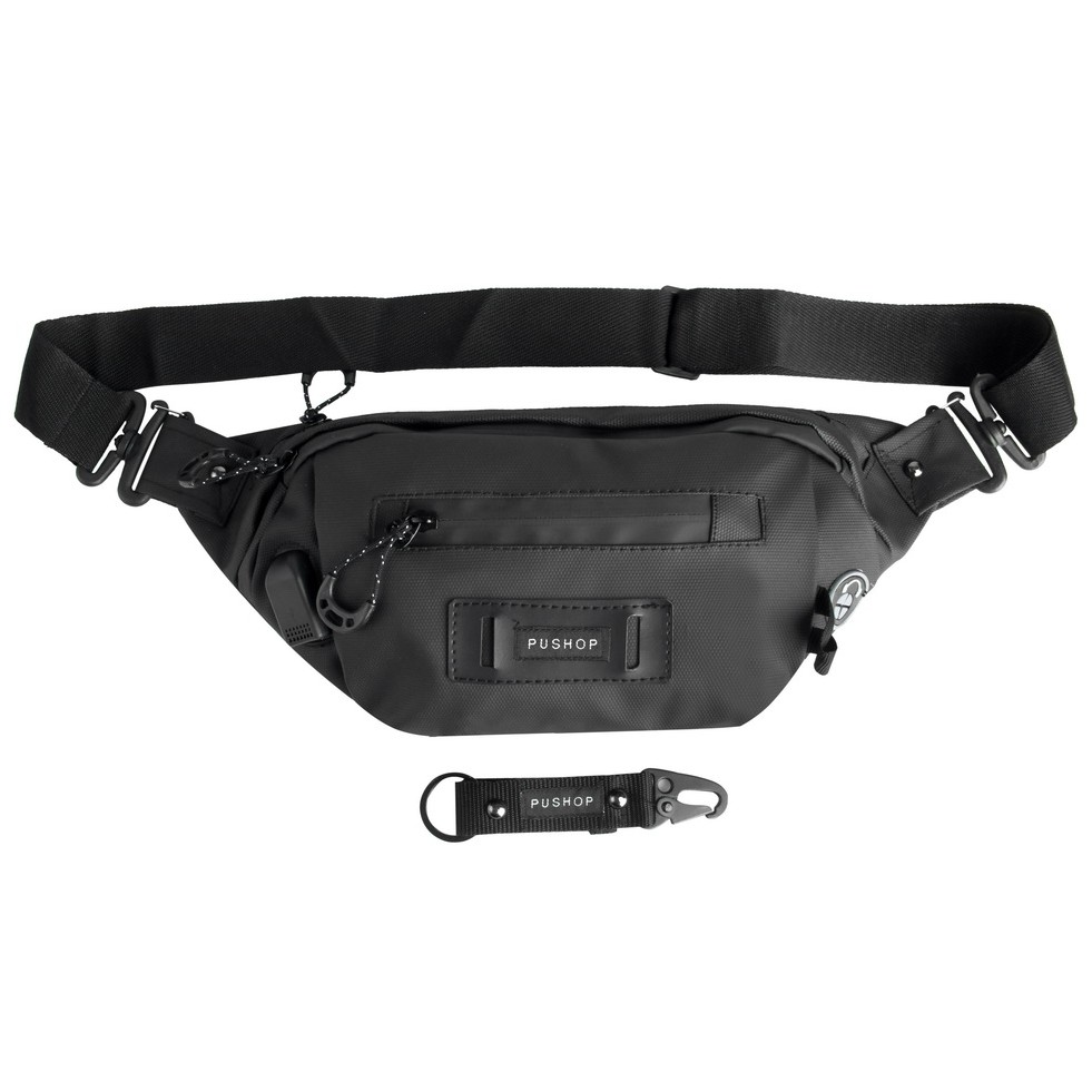 Waistbag Premium Waterproof Usb Pushop Davidson Free Keychain Multifungsi