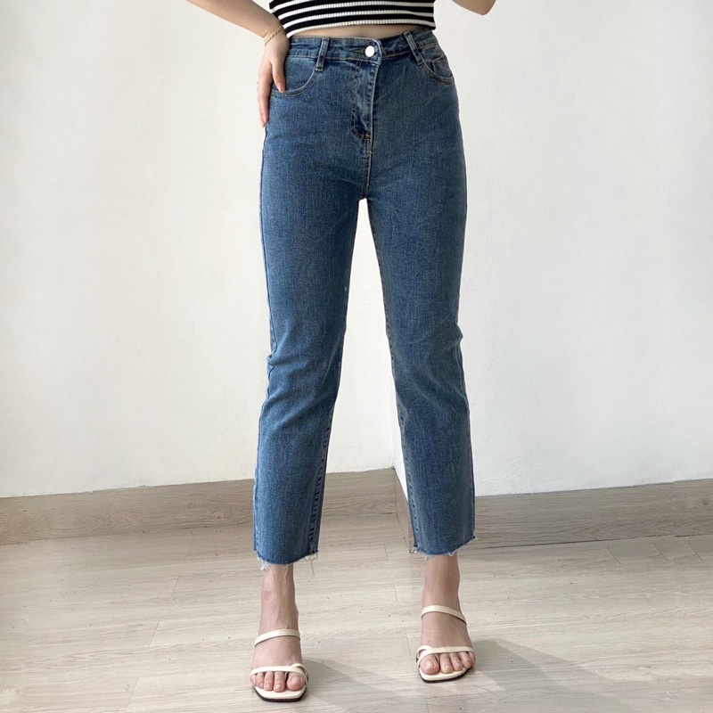 celana wanita  alter.cloth - OTAA JEANS | Celana Panjang Wanita Jeans Import Premium Straight Jeans 