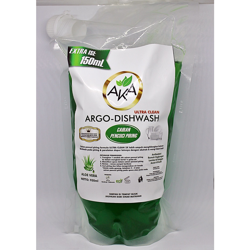 AKA PREMIUM ARGO-DISHWASH Sabun Cuci Piring Kemasan Pouch 800ml