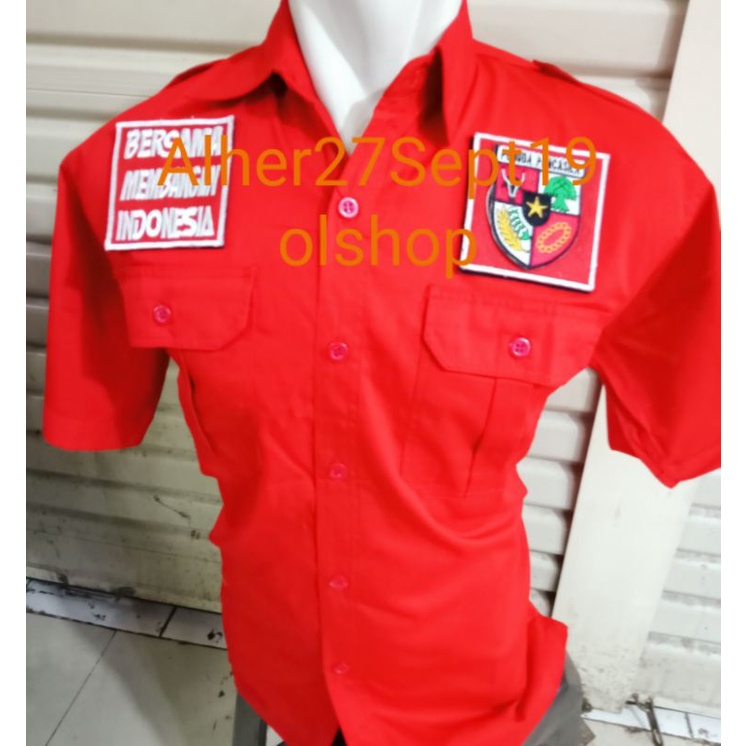 Kemeja pemuda pancasila baju pemuda Pancasila seragam pemuda pancasila