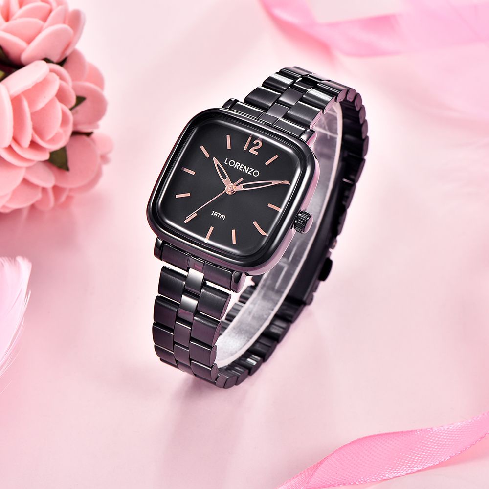 JAM TANGAN LORENZO WANITA ORIGINAL TYPE R-7116/Best Sellerr JAM TANGAN WANITA LORENZO R-7116 ORIGINAL RANTAI, 3,1CM/JAM TANGAN WANITA LORENZO MODEL PERSEGI RANTAI STAINLESS STELL