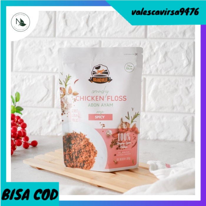 

⭐BISA COD⭐ Grandville Crunchy Chicken Floss 100g - SPICY