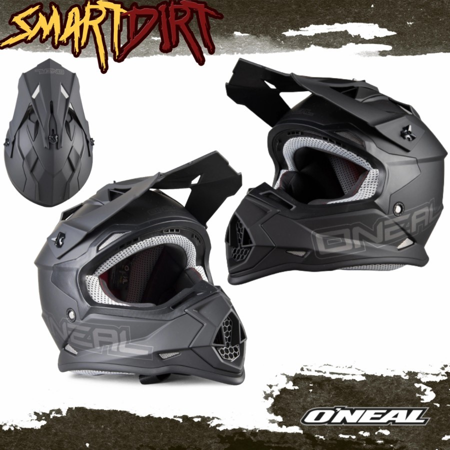 HELM ONEAL 2 SERIES BLACK MATT HELM CROSS ONEAL 2 HELM MX ONEAL 2 ORI