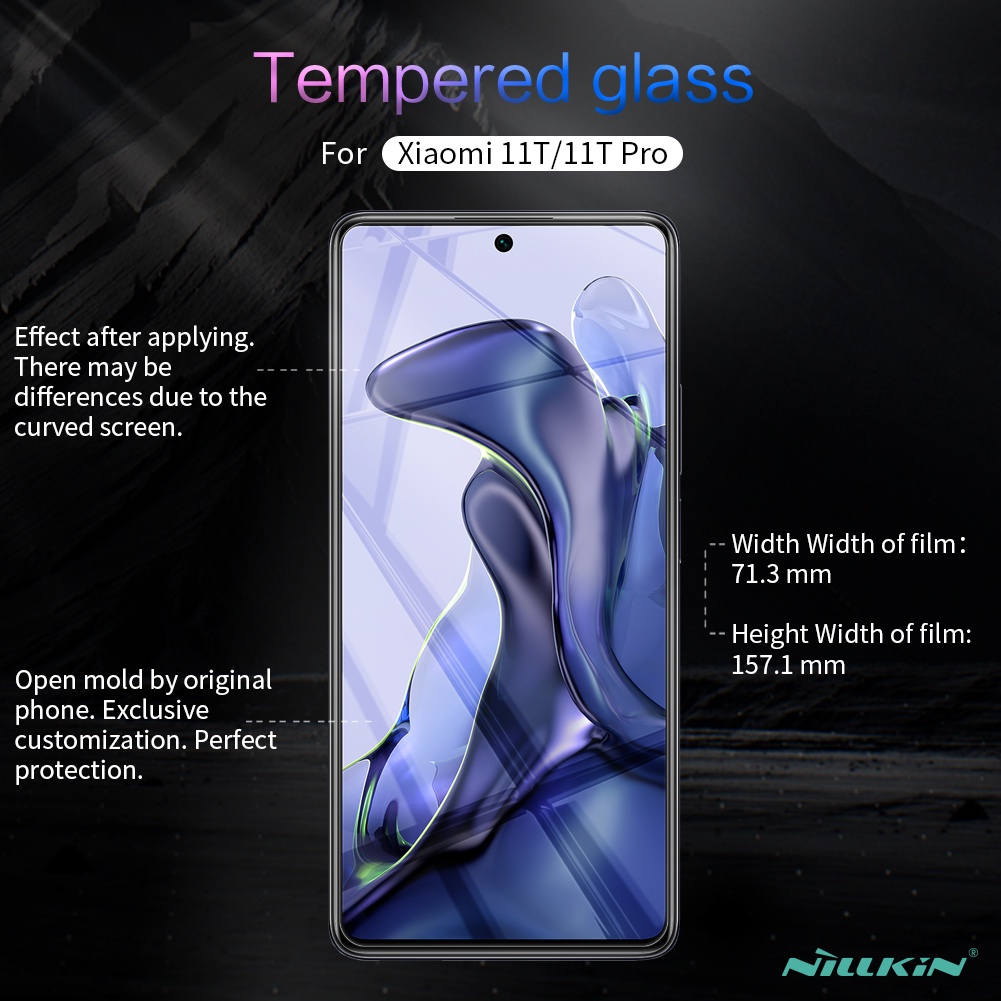 Tempered Glass XIAOMI 11T / 11T Pro Nillkin Amazing H+ Pro Ori