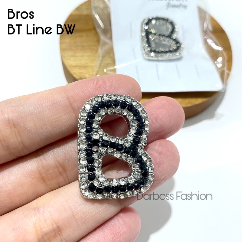 (part 1) Bros Jilbab / Bros Bahu / Bros Dada / Bros Dagu / Bros Kecil / Brooch / Bros Pin / Bros Mewah / Bros Premium / Bros Mutiara / bros button / bros B-BT Line BW