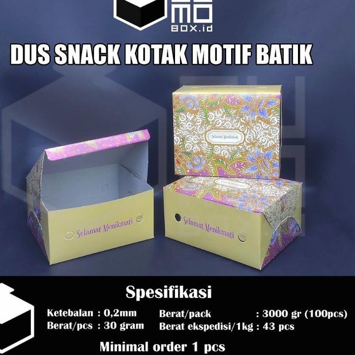 

Diskon DSQJD Dus Snack Aneka Motif 12x12 12x14 12x16 / Box GS Kue Roti Risoles 250gsm [ECERAN] 82 Terbaru
