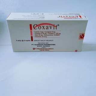COXAVIT TABLET BOX ISI 30 VITAMIN DAYA TAHAN TUBUH