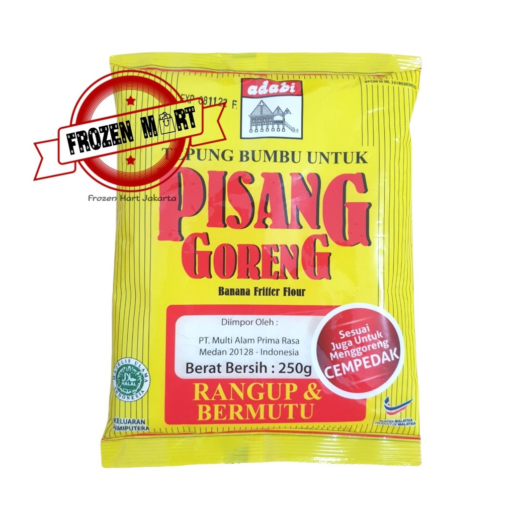 ADABI Tepung Bumbu Pisang Goreng 250 Gr