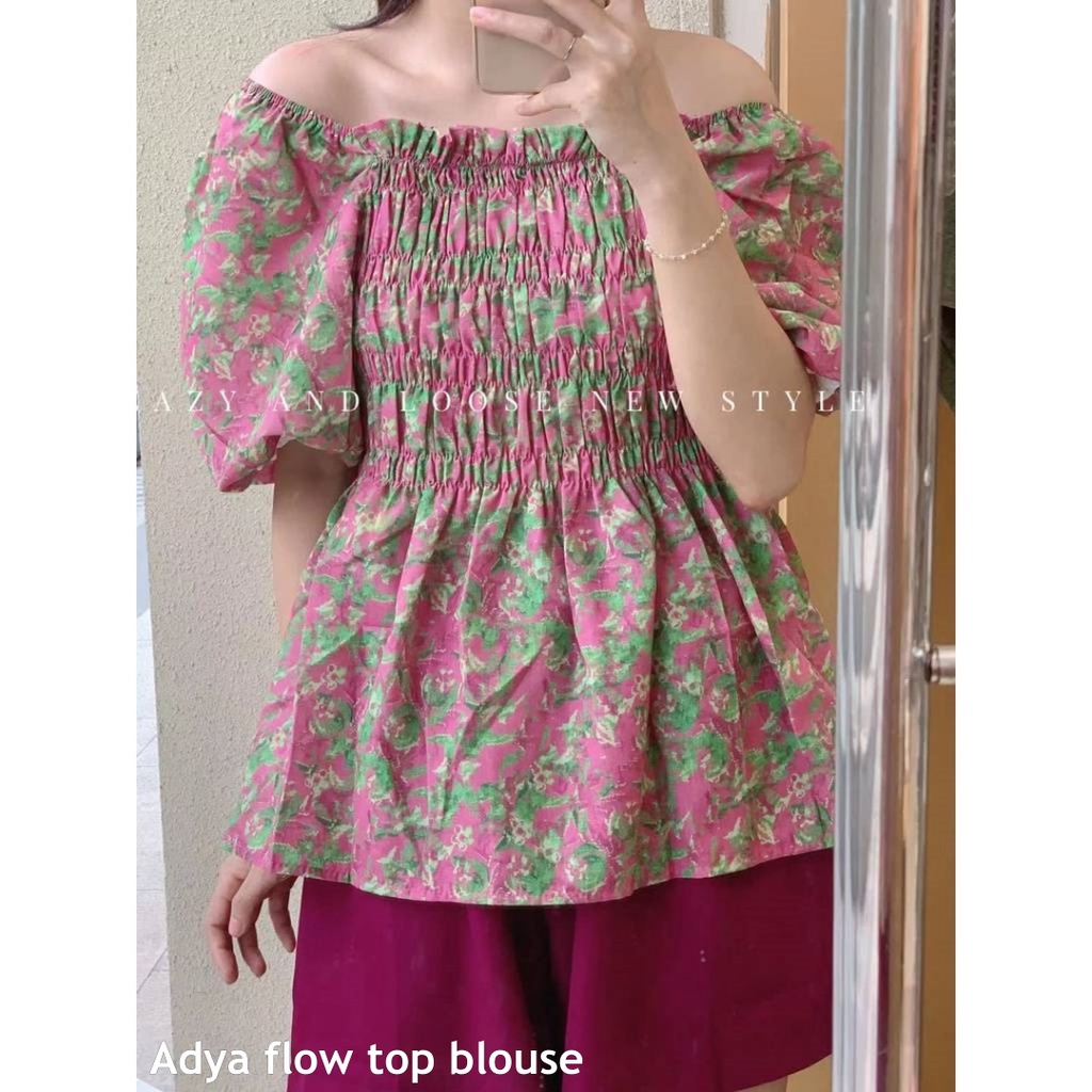 Adya flow top blouse - Thejancothes