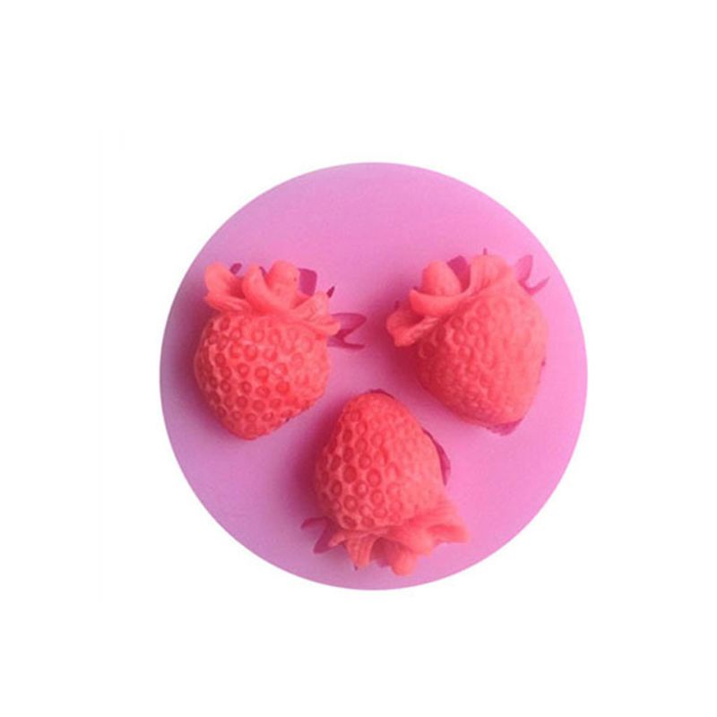 Siy Cetakan Resin Bentuk Buah Strawberrypeachnanasanggur Bahan Silikon Untuk Membuat Perhiasan