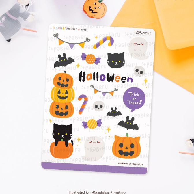 

Pumpkin Halloween Deco Sheet - Deco Planner Sticker / Bujo