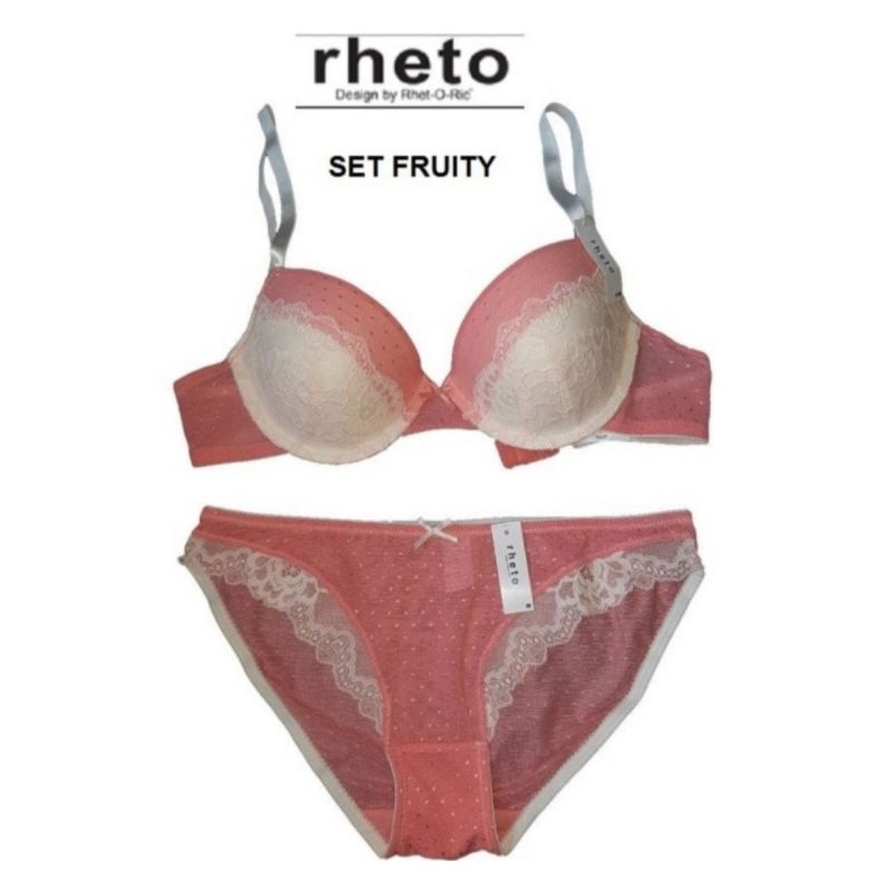Retho Bra Set / full label / bra & panty