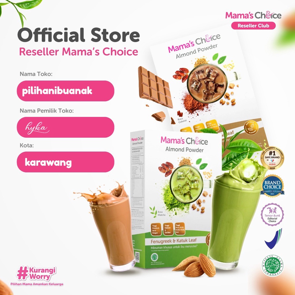 

Asi Booster | Mama's Choice Almond Powder - Susu Almond Pelancar ASI