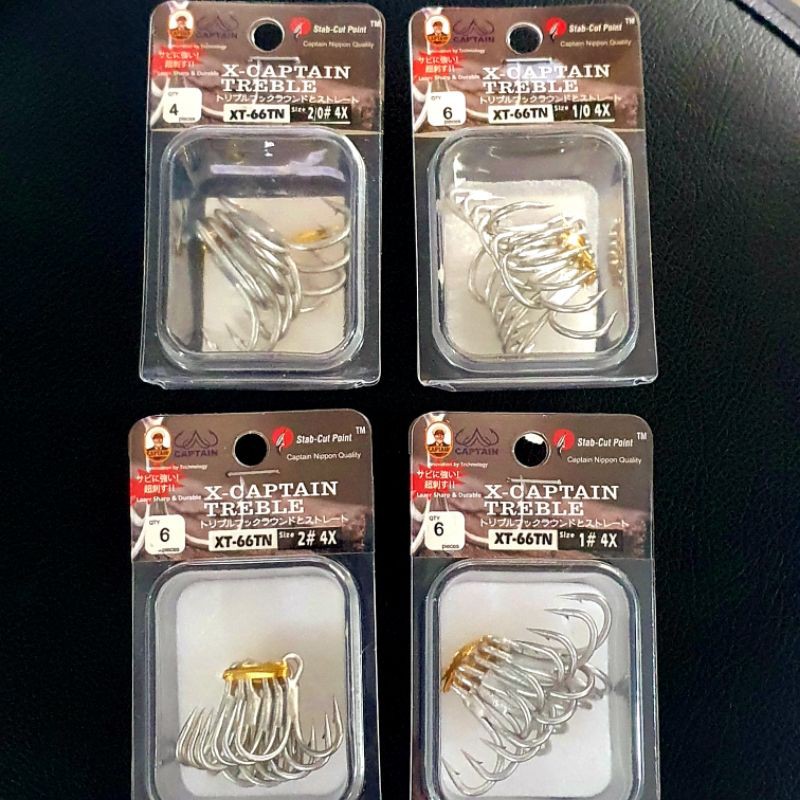 TREBLE HOOK CAPTAIN XT 66 TN  no. 02/ PANCING CABANG 3